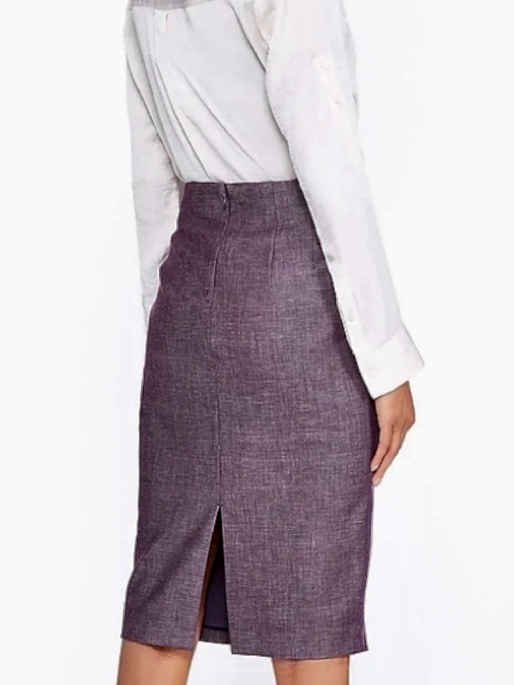 Purple Express Pencil Skirt - Picture 2 of 6